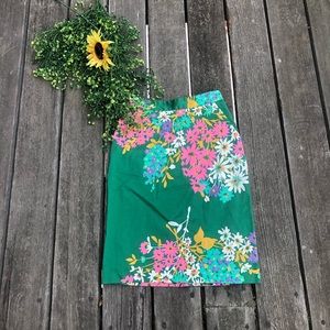 Anthropologie Odille floral skirt 🌿